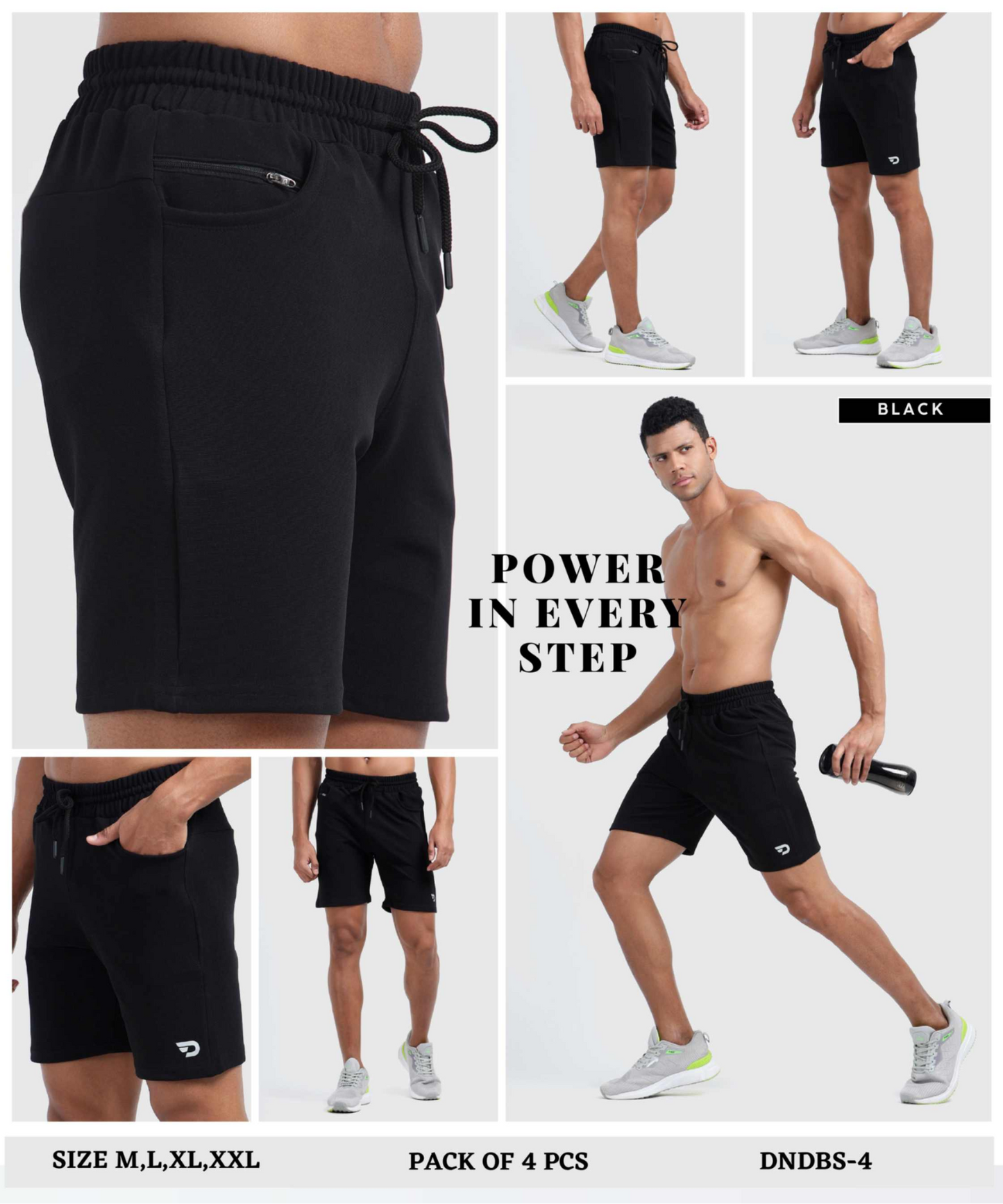 Hybrid Fit Shorts - Imported Dobby Lycra  (GSM 250)