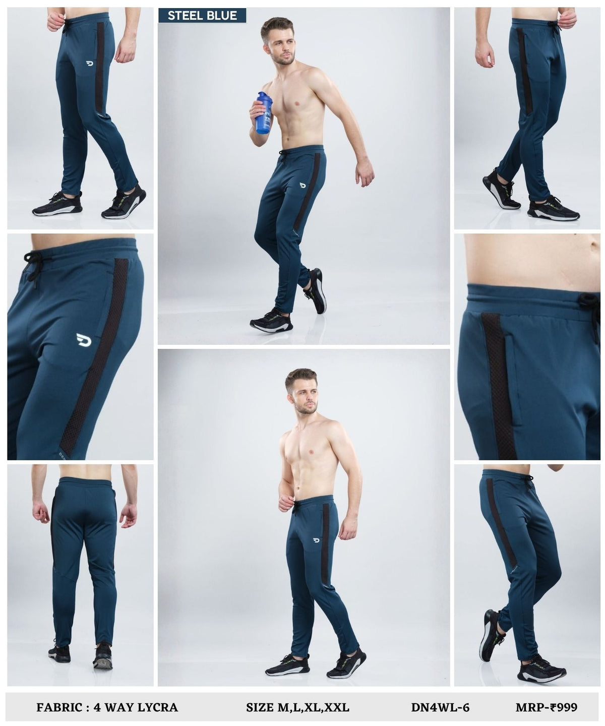 SpeedFlex – Imported 4way Taiwan Lycra Lower | 280 GSM | Regular Fit