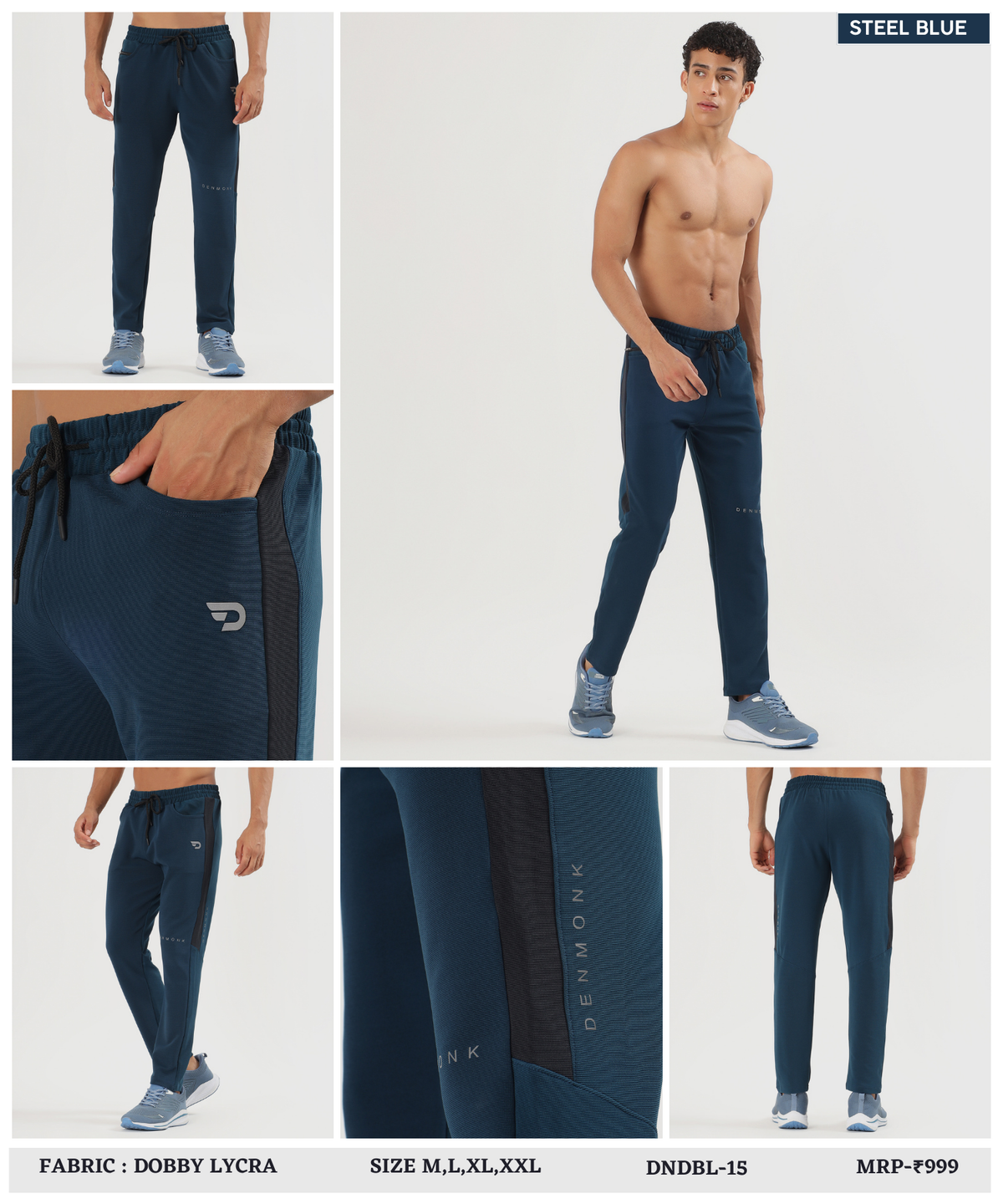 Dobby Color Flex Trackpant  - Imported Dobby Lycra Trackpant (GSM-280)