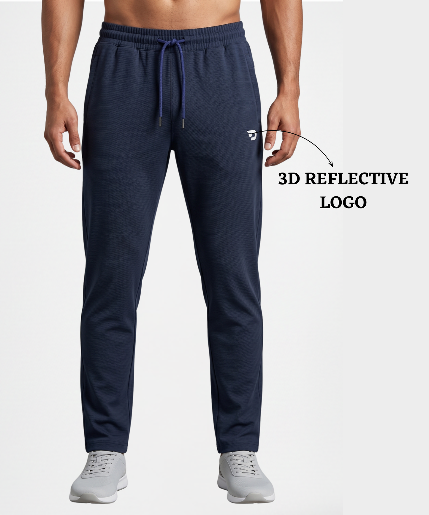 Imported Dobby Lycra Trackpants | GSM 280 | With Back Pocket | Slim Fit