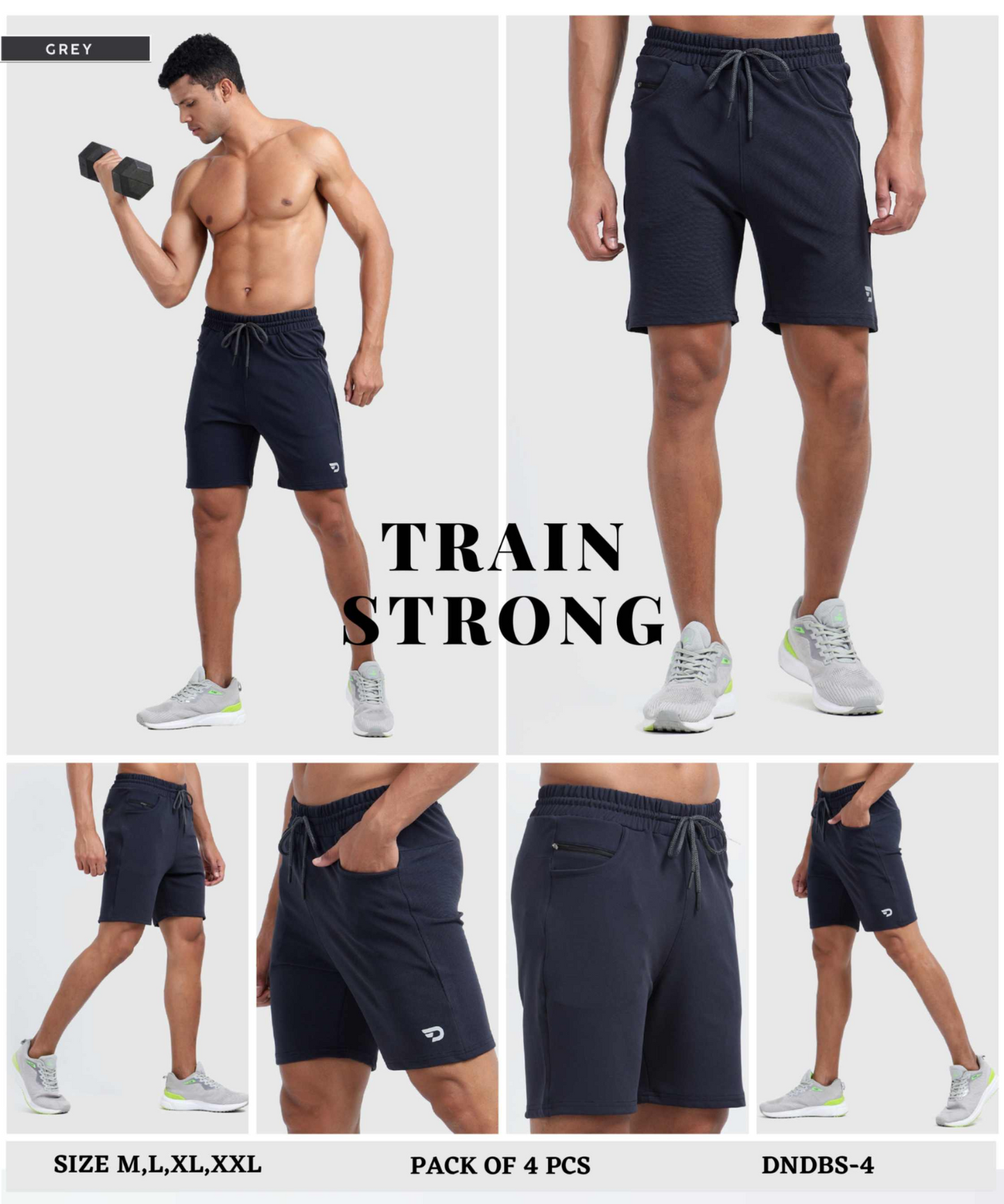 Hybrid Fit Shorts - Imported Dobby Lycra  (GSM 250)