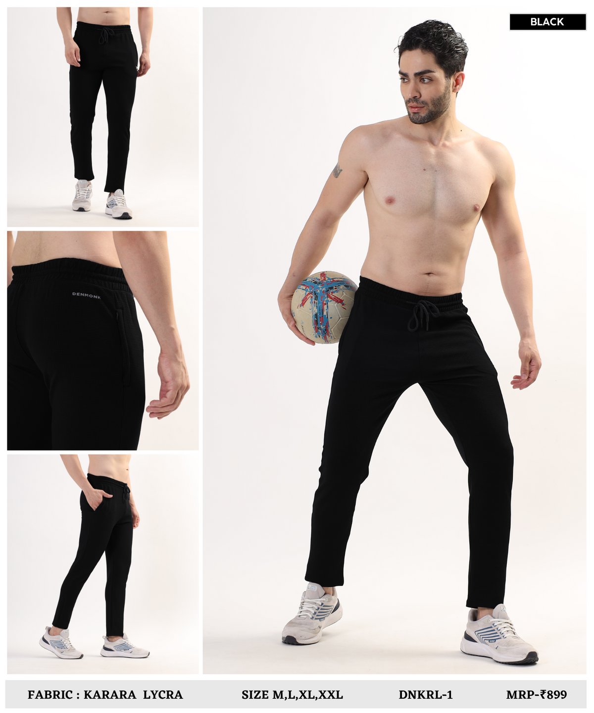ActivePro Trackpant  – Imported Karara Lycra | 250 GSM | Slim Fit
