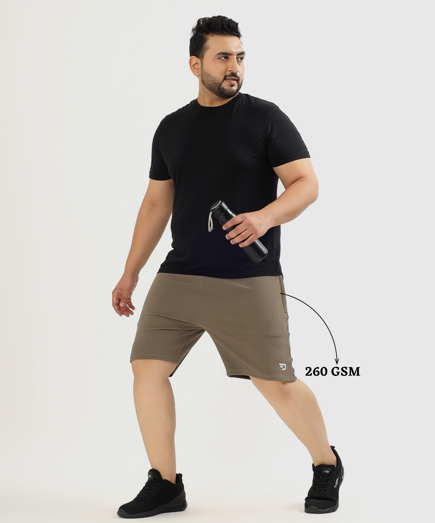 KararaFlex Plus Size Shorts – Imported Karara Lycra (250 GSM)