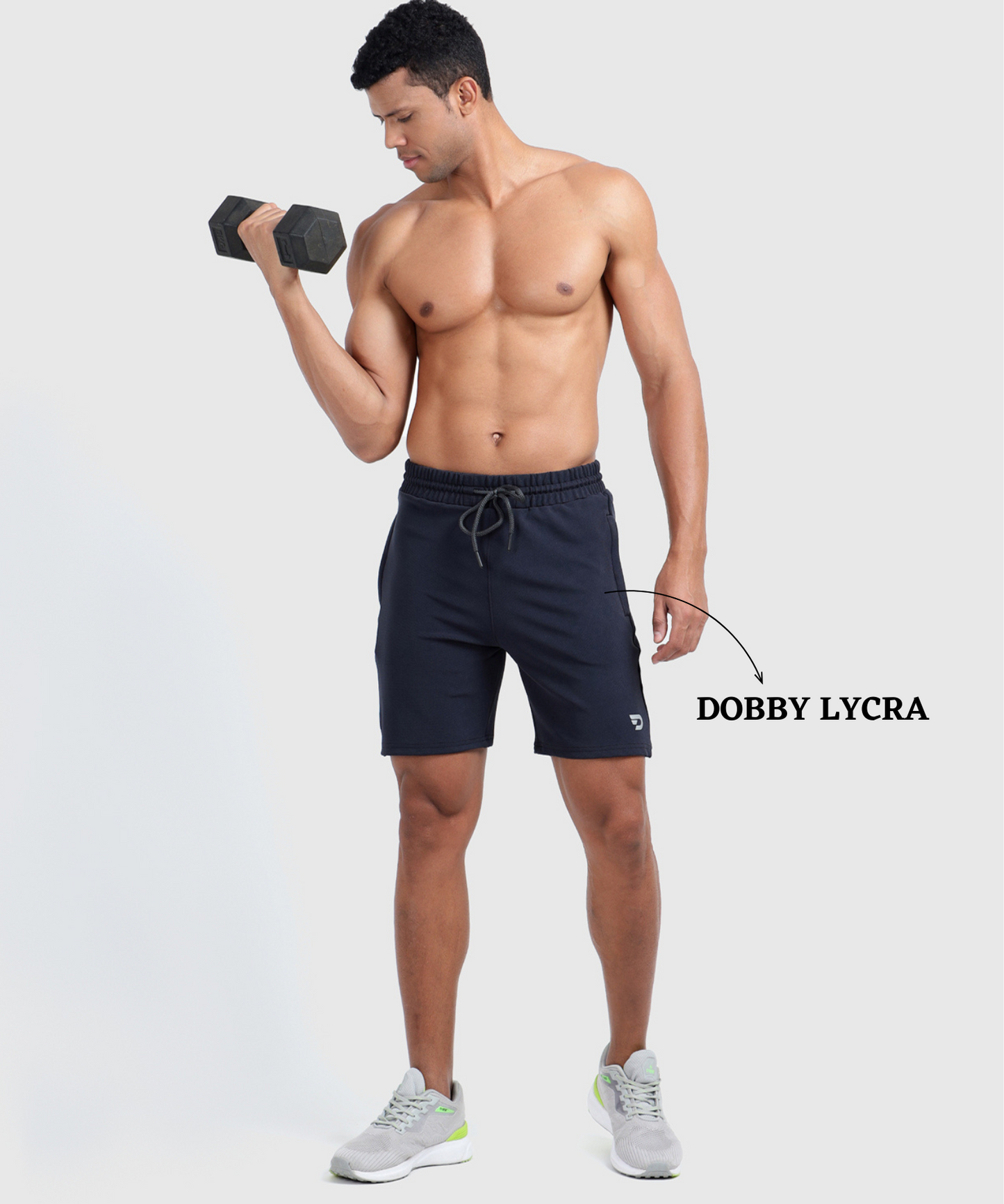 Maxmotion Shorts - Imported Dobby Lycra Shorts (GSM 250)