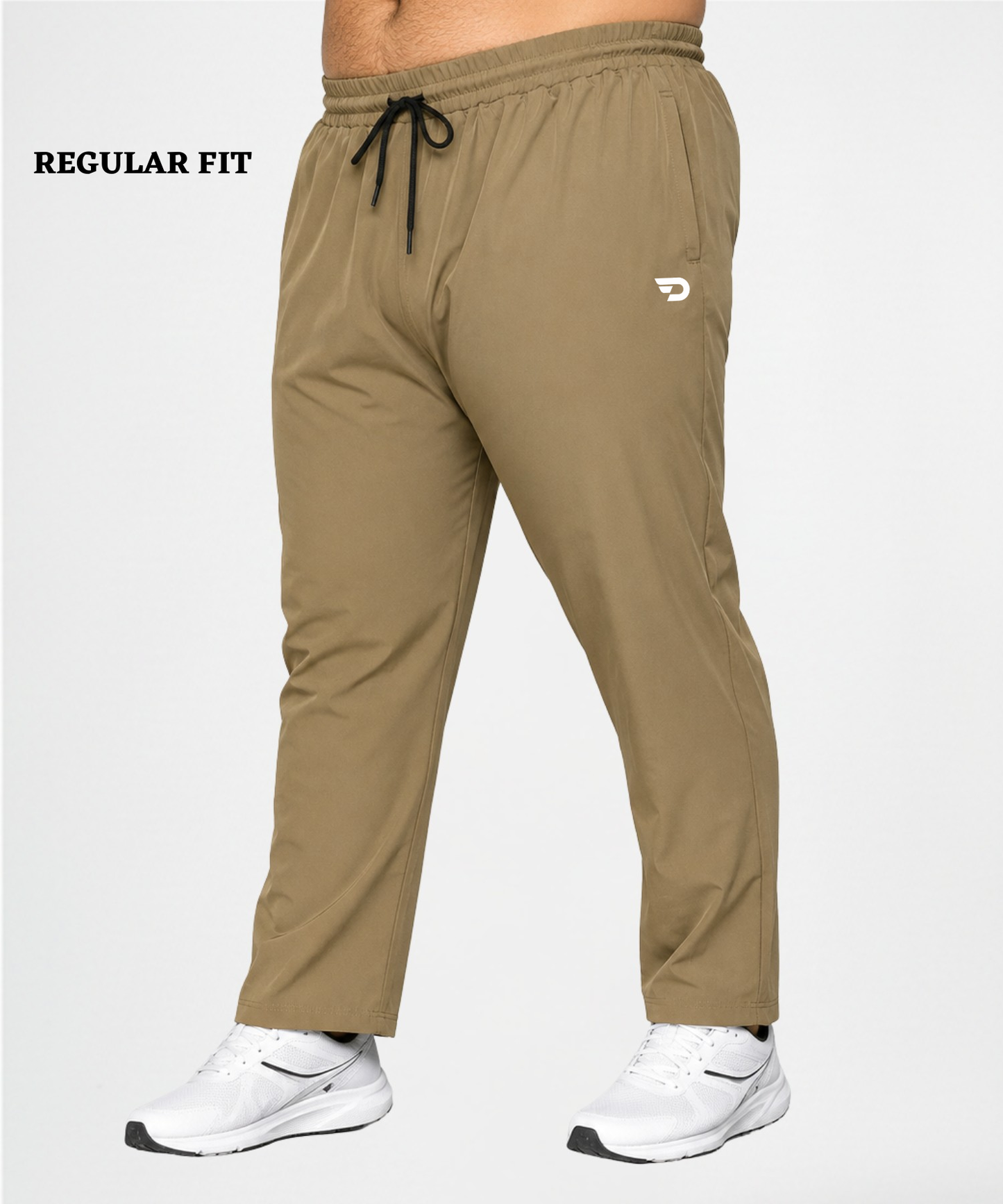 ActiveFlex Trackpant  – Imported Ns Parachute Lycra Plus Size Lower| 145 GSM, 20% Lycra | Regular Fit