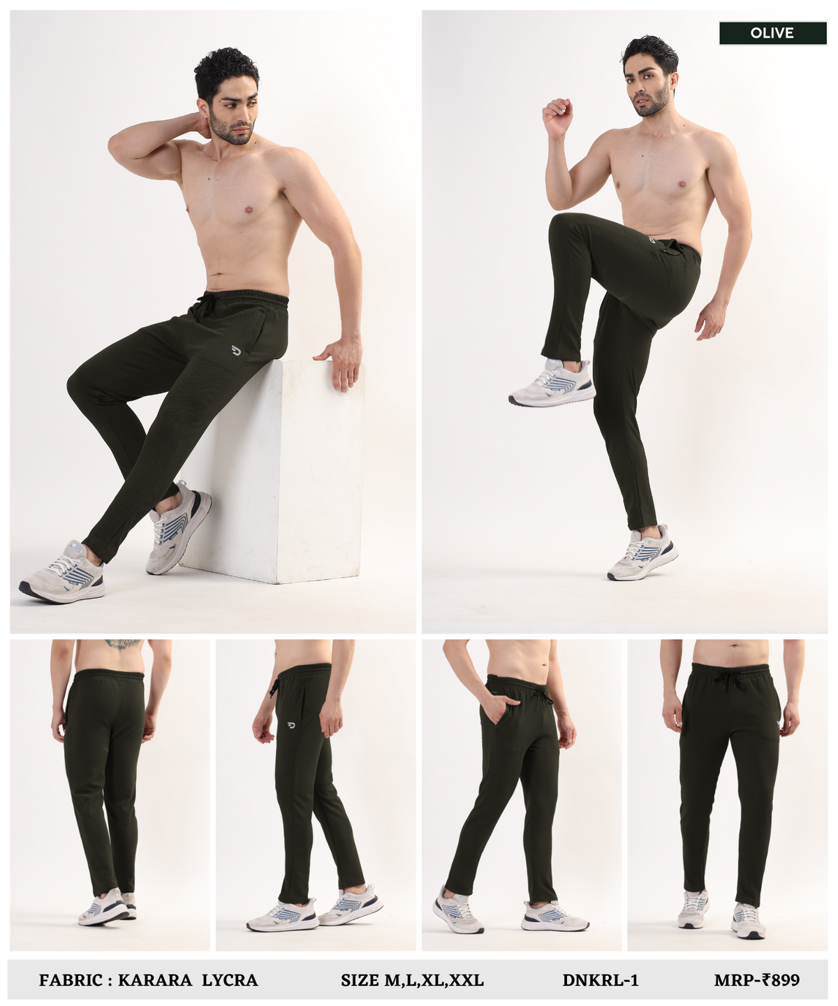 ActivePro Trackpant  – Imported Karara Lycra | 250 GSM | Slim Fit