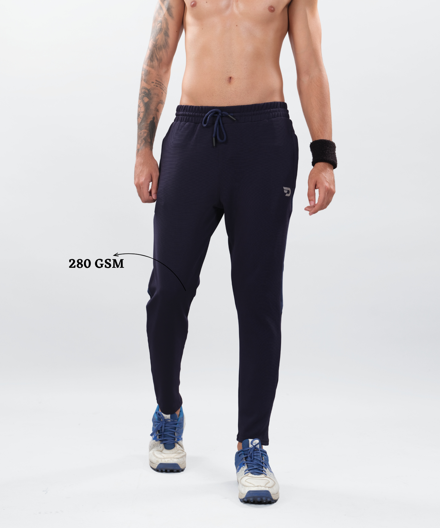 ColorBlock Trackpant – Imported  Dobby Lycra |  280 GSM | Regular Fit